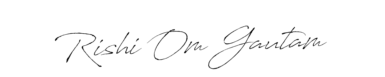 This is the best signature style for the Rishi Om Gautam name. Also you like these signature font (Antro_Vectra). Mix name signature. Rishi Om Gautam signature style 6 images and pictures png