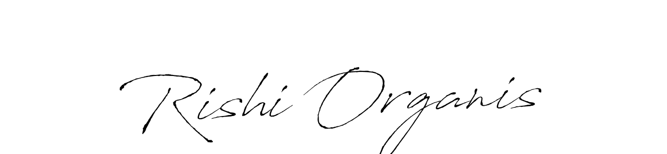 Design your own signature with our free online signature maker. With this signature software, you can create a handwritten (Antro_Vectra) signature for name Rishi Organis. Rishi Organis signature style 6 images and pictures png