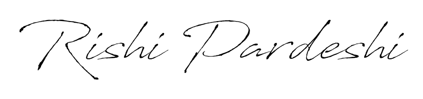 Turn your name Rishi Pardeshi into a signature brand with Antro_Vectra styling. Download in standard PNG or transparent format anytime. Rishi Pardeshi signature style 6 images and pictures png