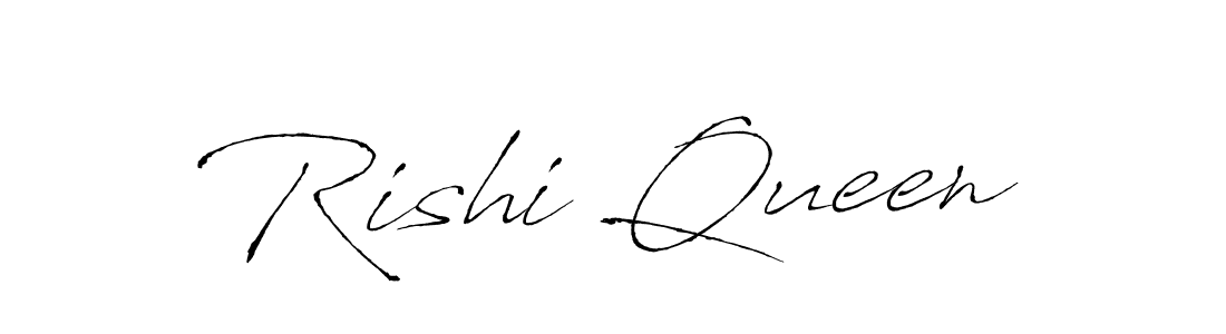 Also You can easily find your signature by using the search form. We will create Rishi Queen name handwritten signature images for you free of cost using Antro_Vectra sign style. Rishi Queen signature style 6 images and pictures png