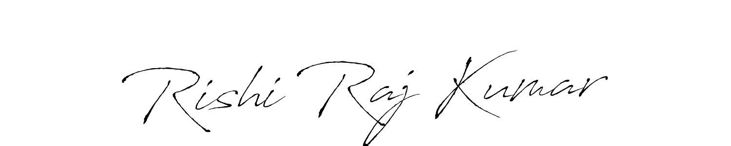 Design your own signature with our free online signature maker. With this signature software, you can create a handwritten (Antro_Vectra) signature for name Rishi Raj Kumar. Rishi Raj Kumar signature style 6 images and pictures png
