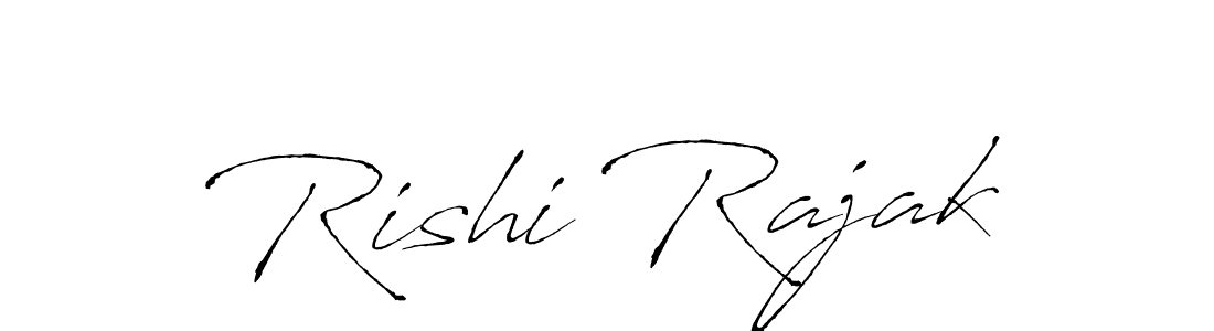 Design your own signature with our free online signature maker. With this signature software, you can create a handwritten (Antro_Vectra) signature for name Rishi Rajak. Rishi Rajak signature style 6 images and pictures png