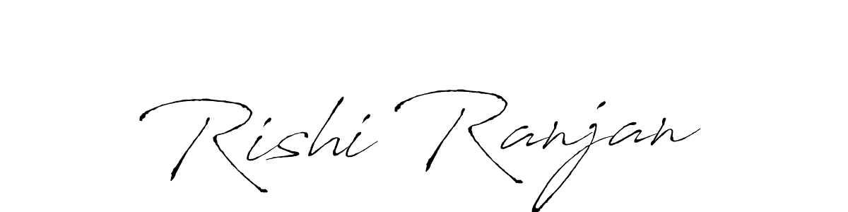Rishi Ranjan stylish signature style. Best Handwritten Sign (Antro_Vectra) for my name. Handwritten Signature Collection Ideas for my name Rishi Ranjan. Rishi Ranjan signature style 6 images and pictures png