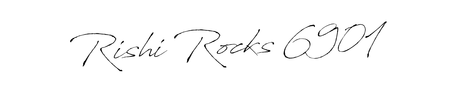 Also we have Rishi Rocks 6901 name is the best signature style. Create professional handwritten signature collection using Antro_Vectra autograph style. Rishi Rocks 6901 signature style 6 images and pictures png