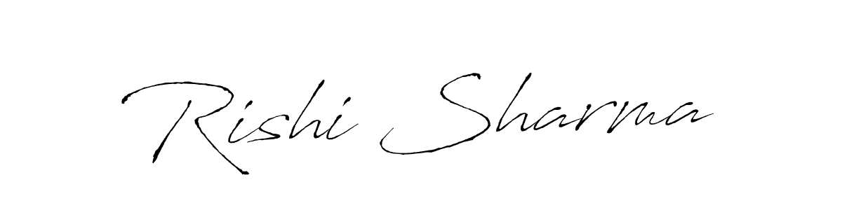 Similarly Antro_Vectra is the best handwritten signature design. Signature creator online .You can use it as an online autograph creator for name Rishi Sharma. Rishi Sharma signature style 6 images and pictures png