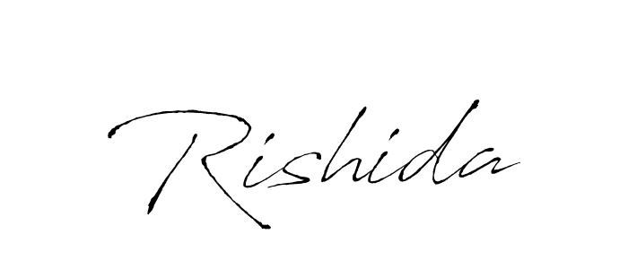 Create a beautiful signature design for name Rishida. With this signature (Antro_Vectra) fonts, you can make a handwritten signature for free. Rishida signature style 6 images and pictures png