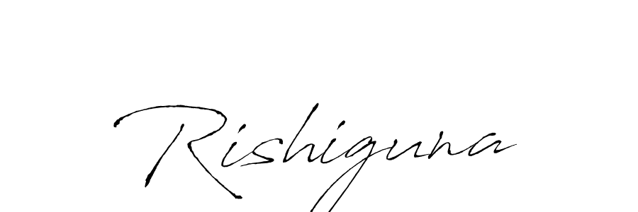 Design your own signature with our free online signature maker. With this signature software, you can create a handwritten (Antro_Vectra) signature for name Rishiguna. Rishiguna signature style 6 images and pictures png