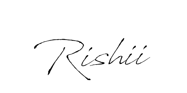 Also we have Rishii name is the best signature style. Create professional handwritten signature collection using Antro_Vectra autograph style. Rishii signature style 6 images and pictures png