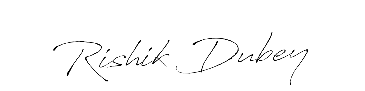 Use a signature maker to create a handwritten signature online. With this signature software, you can design (Antro_Vectra) your own signature for name Rishik Dubey. Rishik Dubey signature style 6 images and pictures png