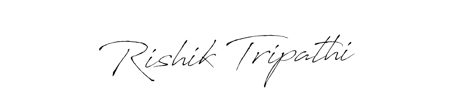 You should practise on your own different ways (Antro_Vectra) to write your name (Rishik Tripathi) in signature. don't let someone else do it for you. Rishik Tripathi signature style 6 images and pictures png