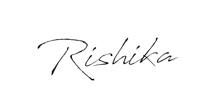 if you are searching for the best signature style for your name Rishika. so please give up your signature search. here we have designed multiple signature styles  using Antro_Vectra. Rishika signature style 6 images and pictures png