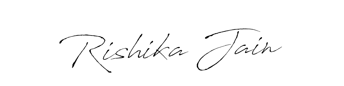 You should practise on your own different ways (Antro_Vectra) to write your name (Rishika Jain) in signature. don't let someone else do it for you. Rishika Jain signature style 6 images and pictures png