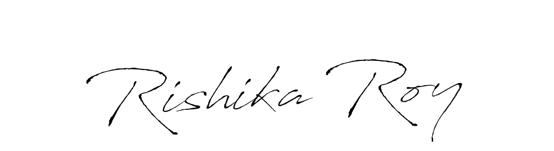 This is the best signature style for the Rishika Roy name. Also you like these signature font (Antro_Vectra). Mix name signature. Rishika Roy signature style 6 images and pictures png