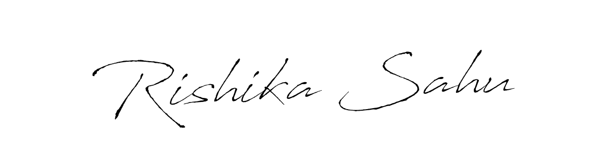 Also we have Rishika Sahu name is the best signature style. Create professional handwritten signature collection using Antro_Vectra autograph style. Rishika Sahu signature style 6 images and pictures png