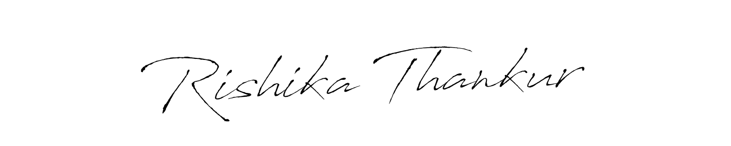 Make a short Rishika Thankur signature style. Manage your documents anywhere anytime using Antro_Vectra. Create and add eSignatures, submit forms, share and send files easily. Rishika Thankur signature style 6 images and pictures png