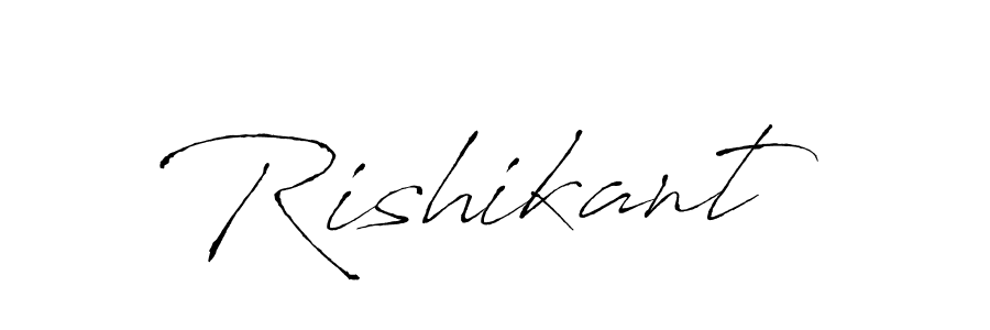 Rishikant stylish signature style. Best Handwritten Sign (Antro_Vectra) for my name. Handwritten Signature Collection Ideas for my name Rishikant. Rishikant signature style 6 images and pictures png