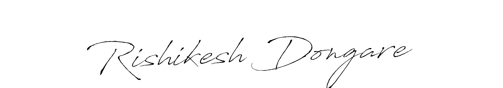 How to make Rishikesh Dongare name signature. Use Antro_Vectra style for creating short signs online. This is the latest handwritten sign. Rishikesh Dongare signature style 6 images and pictures png