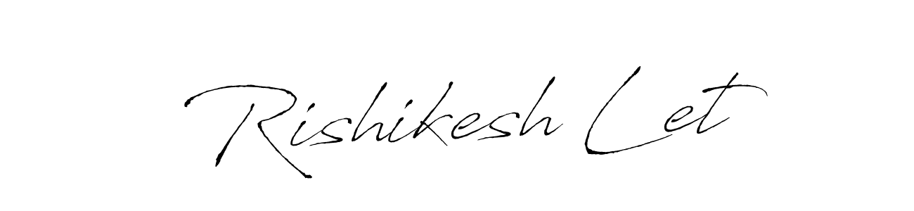 This is the best signature style for the Rishikesh Let name. Also you like these signature font (Antro_Vectra). Mix name signature. Rishikesh Let signature style 6 images and pictures png