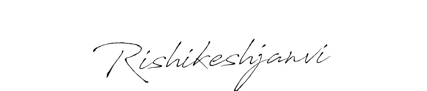 This is the best signature style for the Rishikeshjanvi name. Also you like these signature font (Antro_Vectra). Mix name signature. Rishikeshjanvi signature style 6 images and pictures png