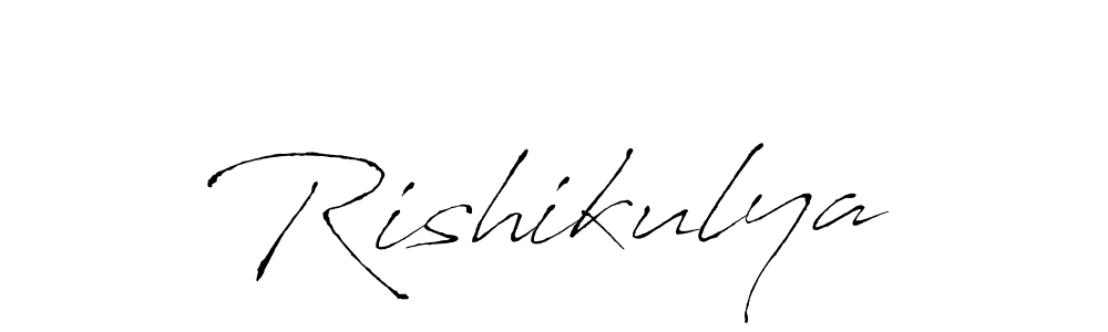 Use a signature maker to create a handwritten signature online. With this signature software, you can design (Antro_Vectra) your own signature for name Rishikulya. Rishikulya signature style 6 images and pictures png