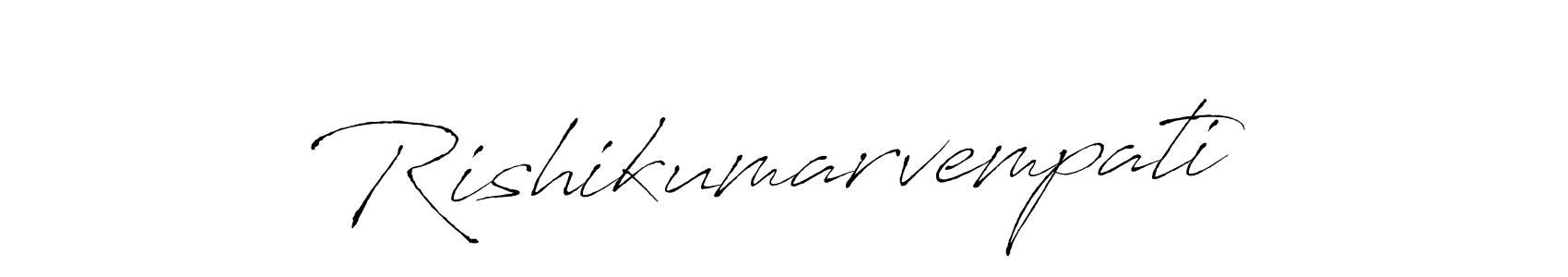 Antro_Vectra is a professional signature style that is perfect for those who want to add a touch of class to their signature. It is also a great choice for those who want to make their signature more unique. Get Rishikumarvempati name to fancy signature for free. Rishikumarvempati signature style 6 images and pictures png