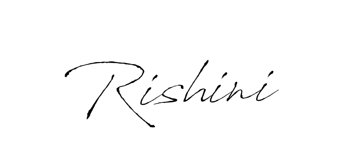 Create a beautiful signature design for name Rishini. With this signature (Antro_Vectra) fonts, you can make a handwritten signature for free. Rishini signature style 6 images and pictures png