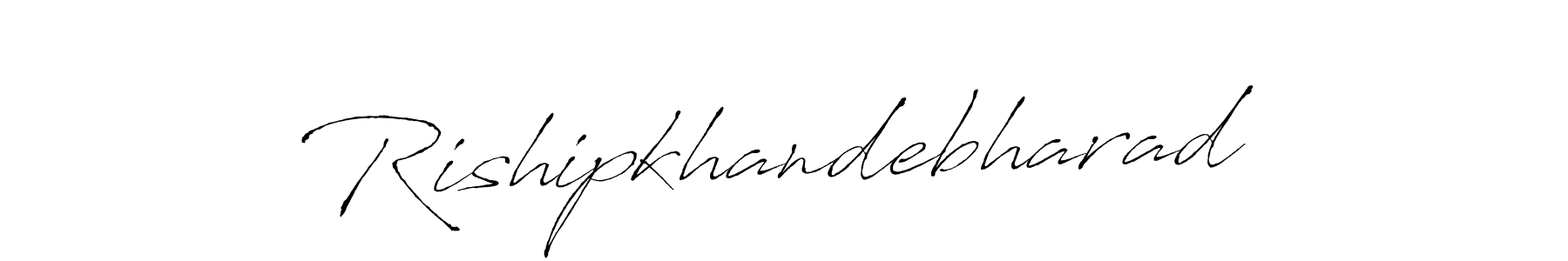 Design your own signature with our free online signature maker. With this signature software, you can create a handwritten (Antro_Vectra) signature for name Rishipkhandebharad. Rishipkhandebharad signature style 6 images and pictures png