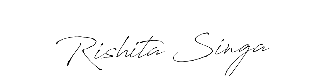 You can use this online signature creator to create a handwritten signature for the name Rishita Singa. This is the best online autograph maker. Rishita Singa signature style 6 images and pictures png