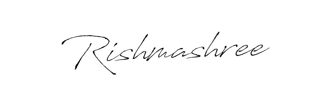How to make Rishmashree signature? Antro_Vectra is a professional autograph style. Create handwritten signature for Rishmashree name. Rishmashree signature style 6 images and pictures png