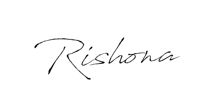 Similarly Antro_Vectra is the best handwritten signature design. Signature creator online .You can use it as an online autograph creator for name Rishona. Rishona signature style 6 images and pictures png