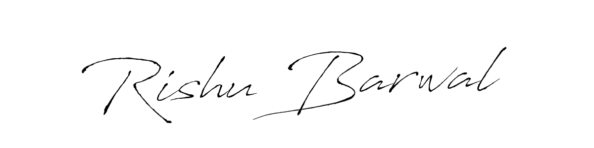 Also we have Rishu Barwal name is the best signature style. Create professional handwritten signature collection using Antro_Vectra autograph style. Rishu Barwal signature style 6 images and pictures png