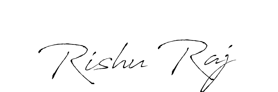 Rishu Raj stylish signature style. Best Handwritten Sign (Antro_Vectra) for my name. Handwritten Signature Collection Ideas for my name Rishu Raj. Rishu Raj signature style 6 images and pictures png