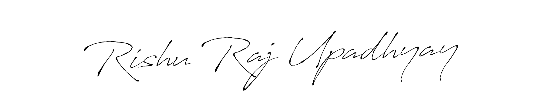 Antro_Vectra is a professional signature style that is perfect for those who want to add a touch of class to their signature. It is also a great choice for those who want to make their signature more unique. Get Rishu Raj Upadhyay name to fancy signature for free. Rishu Raj Upadhyay signature style 6 images and pictures png