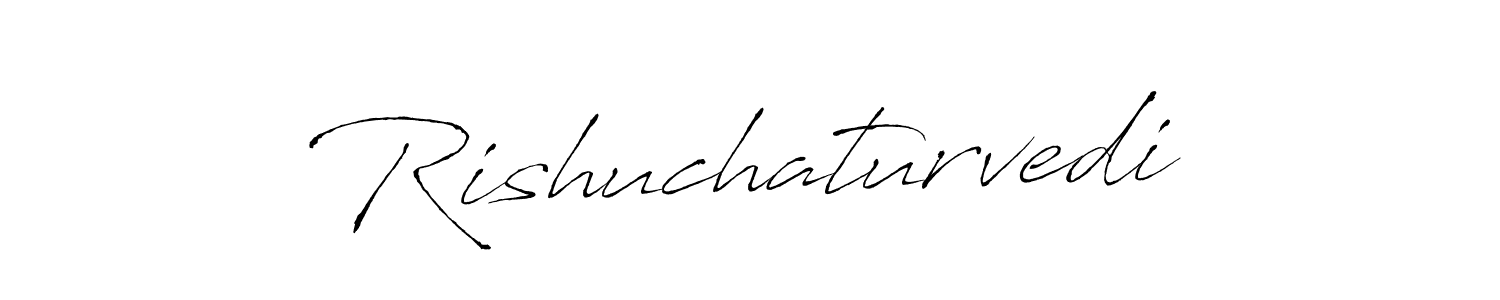 Also we have Rishuchaturvedi name is the best signature style. Create professional handwritten signature collection using Antro_Vectra autograph style. Rishuchaturvedi signature style 6 images and pictures png