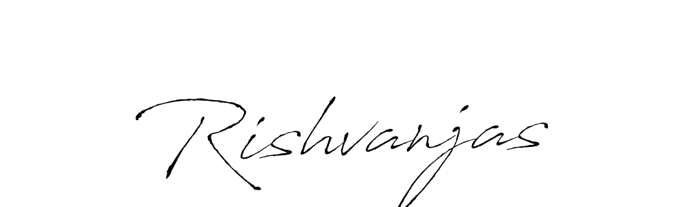 You should practise on your own different ways (Antro_Vectra) to write your name (Rishvanjas) in signature. don't let someone else do it for you. Rishvanjas signature style 6 images and pictures png