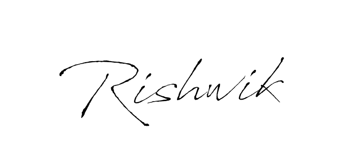 Use a signature maker to create a handwritten signature online. With this signature software, you can design (Antro_Vectra) your own signature for name Rishwik. Rishwik signature style 6 images and pictures png