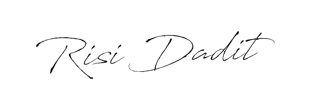 if you are searching for the best signature style for your name Risi Dadit. so please give up your signature search. here we have designed multiple signature styles  using Antro_Vectra. Risi Dadit signature style 6 images and pictures png