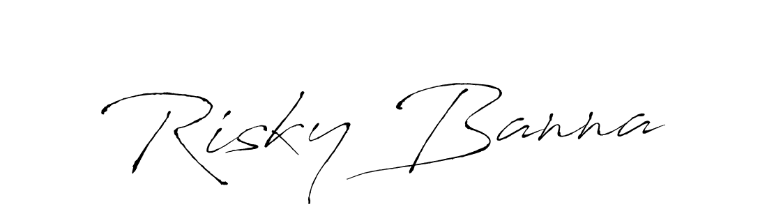 Similarly Antro_Vectra is the best handwritten signature design. Signature creator online .You can use it as an online autograph creator for name Risky Banna. Risky Banna signature style 6 images and pictures png