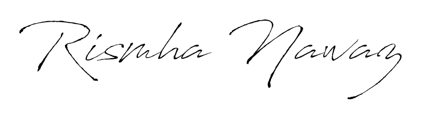 Once you've used our free online signature maker to create your best signature Antro_Vectra style, it's time to enjoy signing your documents with Rismha Nawaz name. Rismha Nawaz signature style 6 images and pictures png