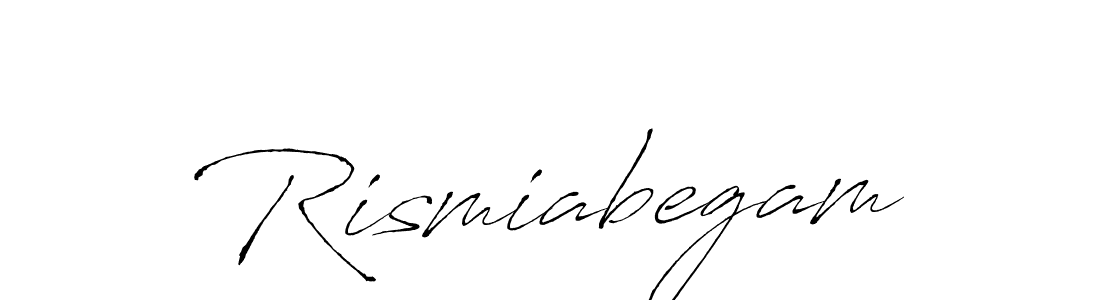 Rismiabegam stylish signature style. Best Handwritten Sign (Antro_Vectra) for my name. Handwritten Signature Collection Ideas for my name Rismiabegam. Rismiabegam signature style 6 images and pictures png