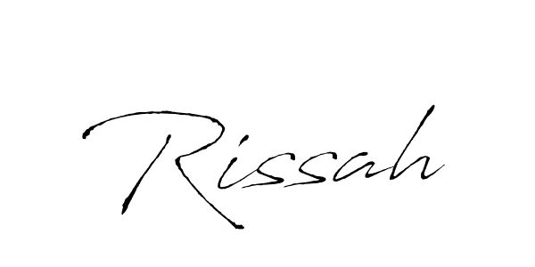 Also we have Rissah name is the best signature style. Create professional handwritten signature collection using Antro_Vectra autograph style. Rissah signature style 6 images and pictures png