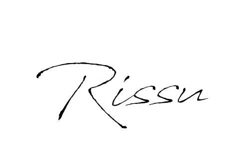 Once you've used our free online signature maker to create your best signature Antro_Vectra style, it's time to enjoy all of the benefits that Rissu name signing documents. Rissu signature style 6 images and pictures png