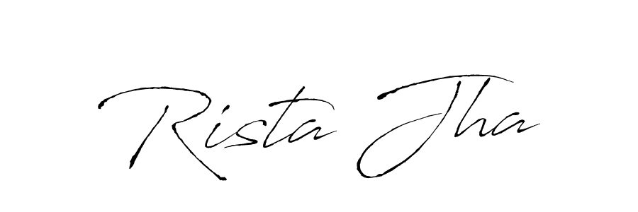 Here are the top 10 professional signature styles for the name Rista Jha. These are the best autograph styles you can use for your name. Rista Jha signature style 6 images and pictures png