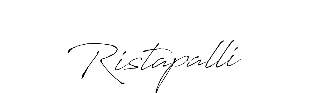 Make a beautiful signature design for name Ristapalli. With this signature (Antro_Vectra) style, you can create a handwritten signature for free. Ristapalli signature style 6 images and pictures png