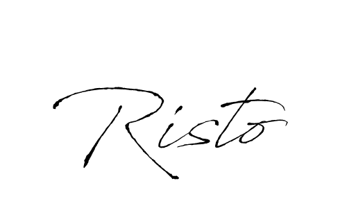 It looks lik you need a new signature style for name Risto. Design unique handwritten (Antro_Vectra) signature with our free signature maker in just a few clicks. Risto signature style 6 images and pictures png