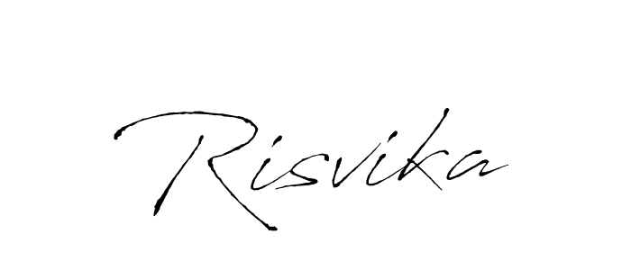 This is the best signature style for the Risvika name. Also you like these signature font (Antro_Vectra). Mix name signature. Risvika signature style 6 images and pictures png