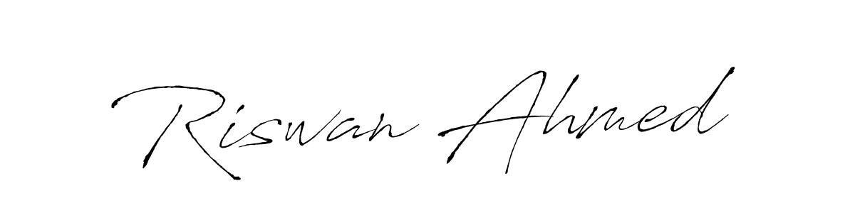 Design your own signature with our free online signature maker. With this signature software, you can create a handwritten (Antro_Vectra) signature for name Riswan Ahmed. Riswan Ahmed signature style 6 images and pictures png