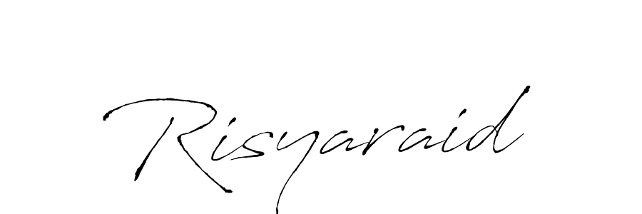 The best way (Antro_Vectra) to make a short signature is to pick only two or three words in your name. The name Risyaraid include a total of six letters. For converting this name. Risyaraid signature style 6 images and pictures png