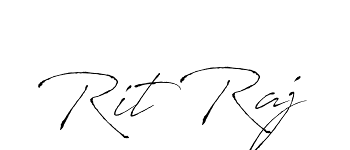 You should practise on your own different ways (Antro_Vectra) to write your name (Rit Raj) in signature. don't let someone else do it for you. Rit Raj signature style 6 images and pictures png