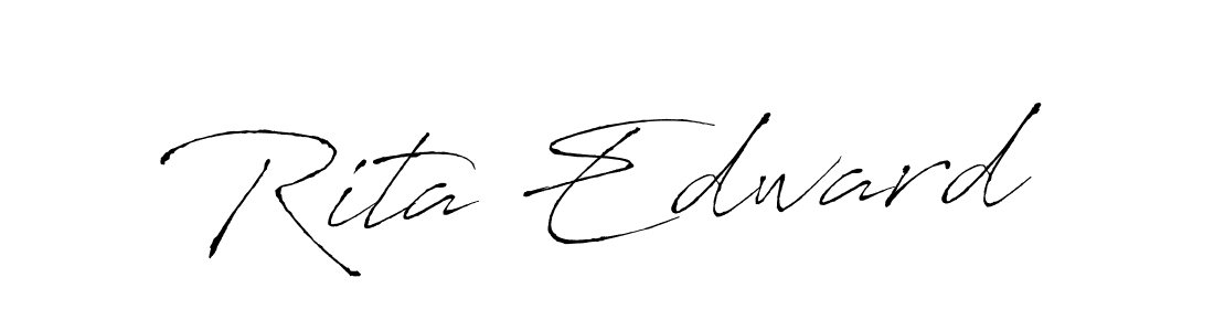 Create a beautiful signature design for name Rita Edward. With this signature (Antro_Vectra) fonts, you can make a handwritten signature for free. Rita Edward signature style 6 images and pictures png